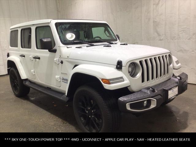 used 2021 Jeep Wrangler Unlimited 4xe car, priced at $35,201