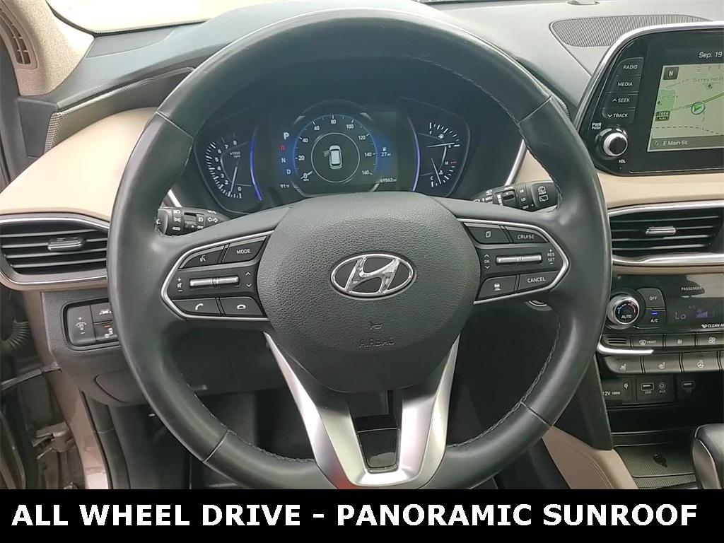 used 2020 Hyundai Santa Fe car, priced at $19,795