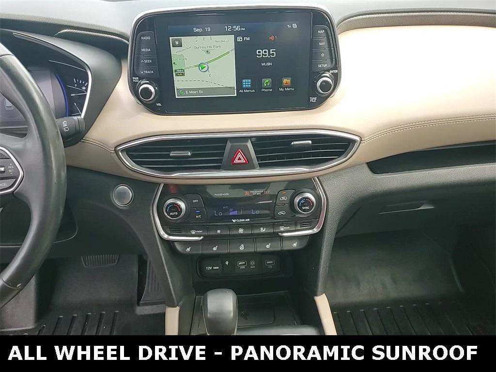 used 2020 Hyundai Santa Fe car, priced at $19,795