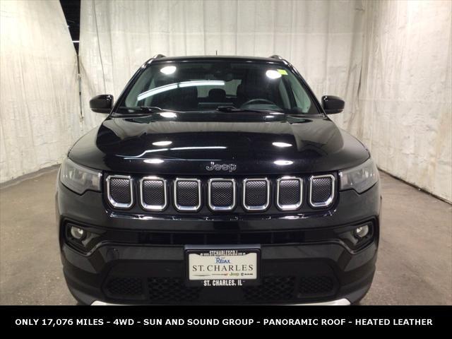 used 2022 Jeep Compass car, priced at $23,995