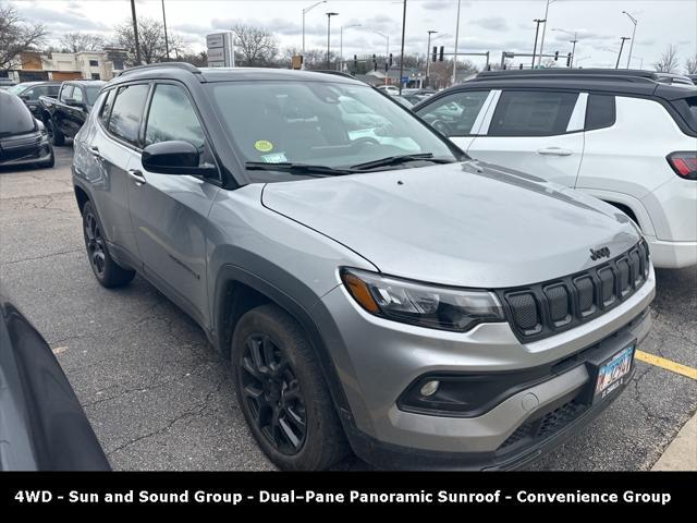 used 2022 Jeep Compass car, priced at $23,122