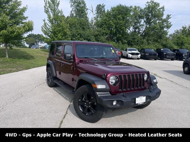 used 2021 Jeep Wrangler Unlimited car, priced at $26,747