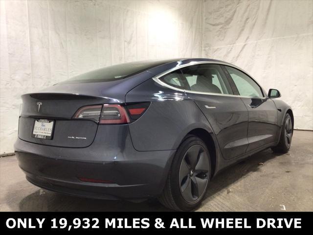 used 2018 Tesla Model 3 car, priced at $27,495