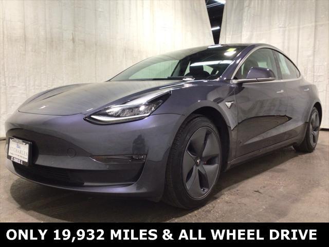 used 2018 Tesla Model 3 car, priced at $27,495