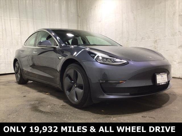 used 2018 Tesla Model 3 car, priced at $27,495