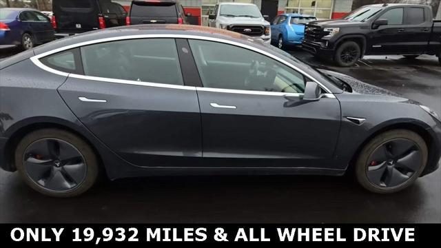 used 2018 Tesla Model 3 car, priced at $27,895