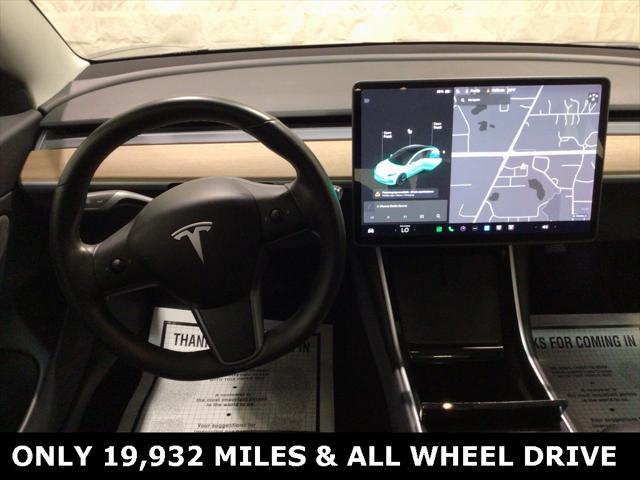 used 2018 Tesla Model 3 car, priced at $27,495