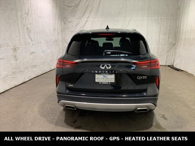 used 2021 INFINITI QX50 car, priced at $29,996