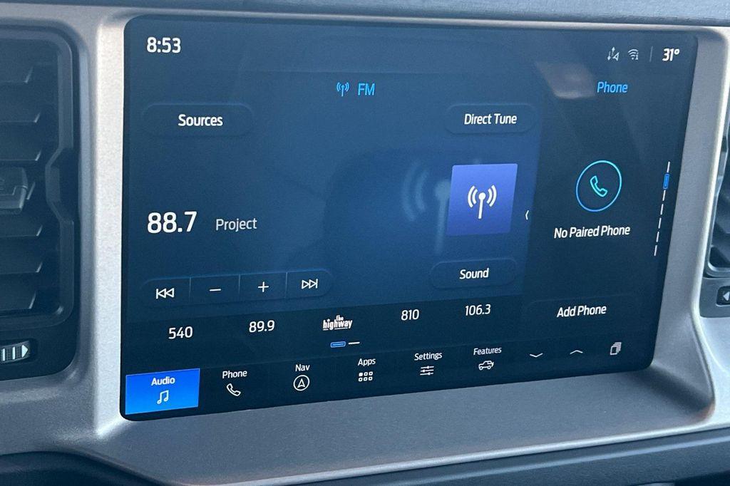 new 2025 Ford Bronco car, priced at $56,454