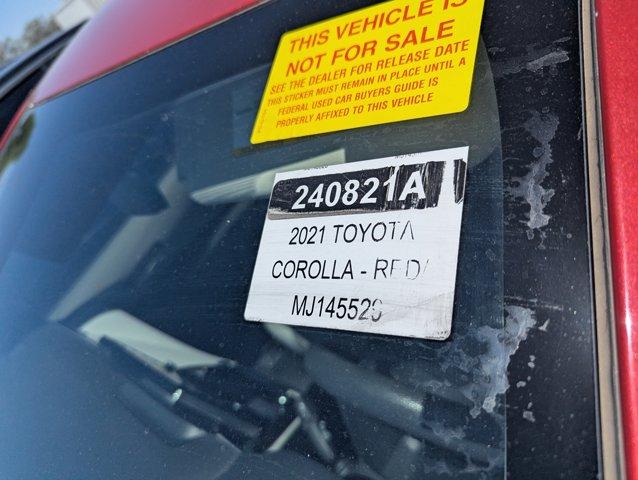 used 2021 Toyota Corolla car