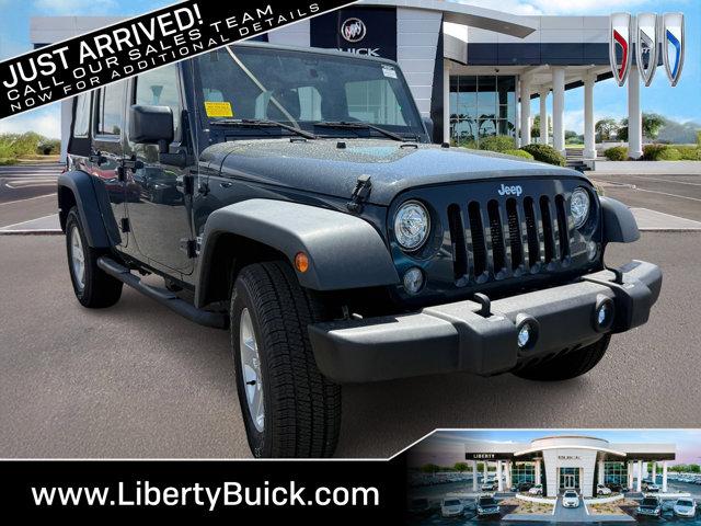 used 2017 Jeep Wrangler Unlimited car, priced at $22,999