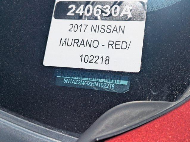 used 2017 Nissan Murano car, priced at $11,787