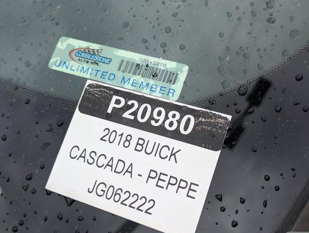 used 2018 Buick Cascada car, priced at $18,995