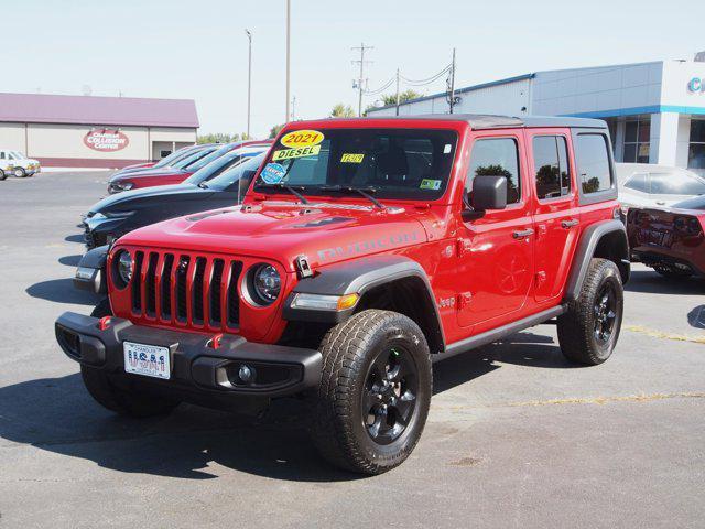 used 2021 Jeep Wrangler Unlimited car, priced at $43,191