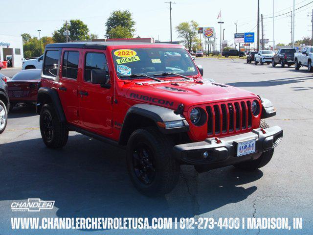 used 2021 Jeep Wrangler Unlimited car, priced at $43,191