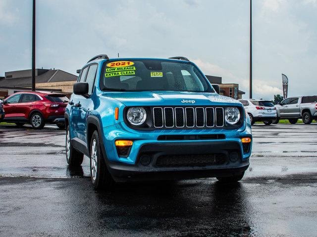 used 2021 Jeep Renegade car, priced at $17,811