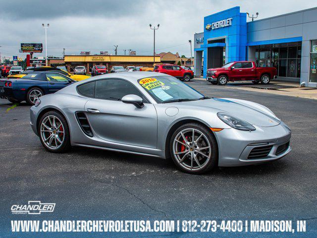 used 2018 Porsche 718 Cayman car, priced at $48,900