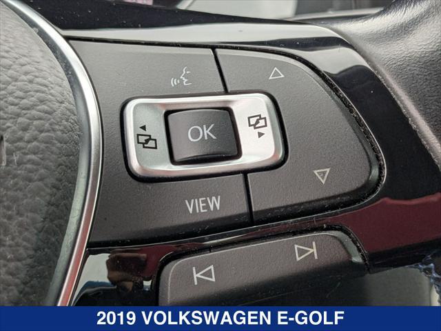 used 2019 Volkswagen e-Golf car, priced at $16,500