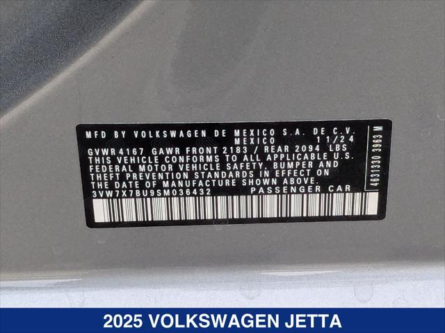 new 2025 Volkswagen Jetta car, priced at $28,129