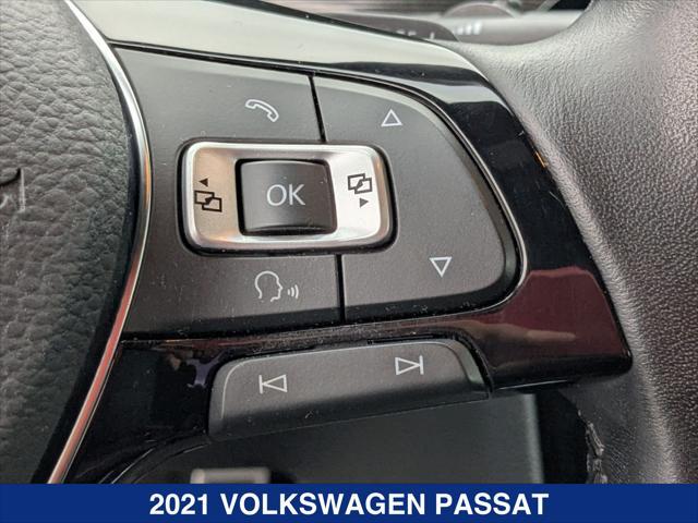 used 2021 Volkswagen Passat car, priced at $21,500