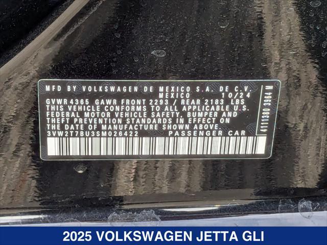 new 2025 Volkswagen Jetta GLI car, priced at $35,500