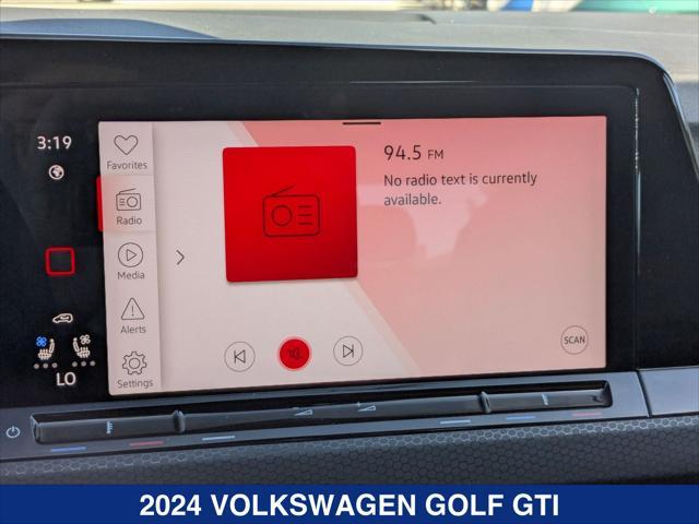 new 2024 Volkswagen Golf GTI car, priced at $41,356