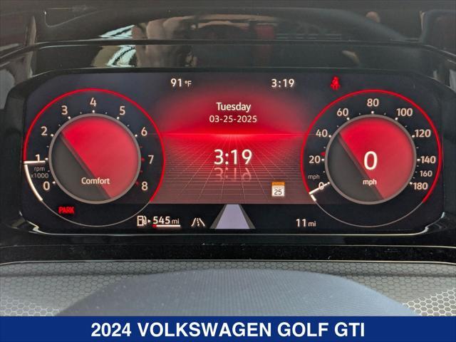 new 2024 Volkswagen Golf GTI car, priced at $41,356