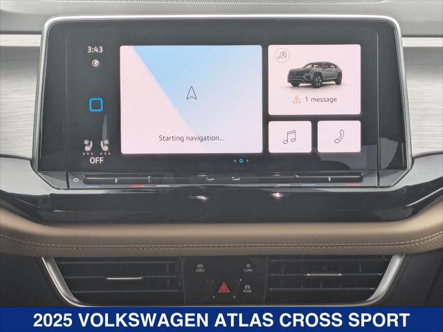 new 2025 Volkswagen Atlas Cross Sport car, priced at $40,166
