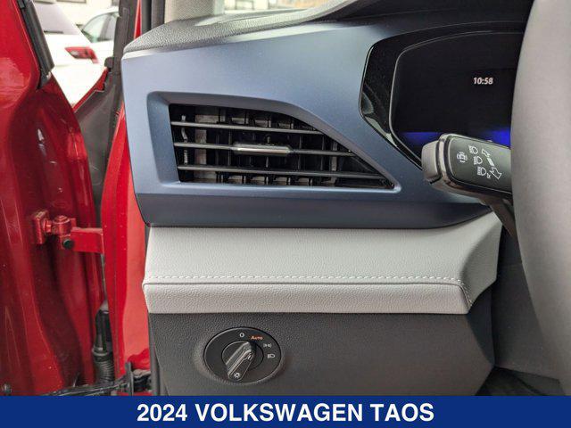 new 2024 Volkswagen Taos car, priced at $31,421