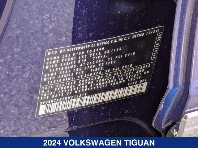 new 2024 Volkswagen Tiguan car, priced at $33,736