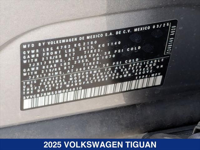 new 2025 Volkswagen Tiguan car, priced at $31,621