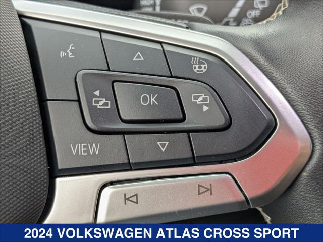 used 2024 Volkswagen Atlas Cross Sport car, priced at $33,500