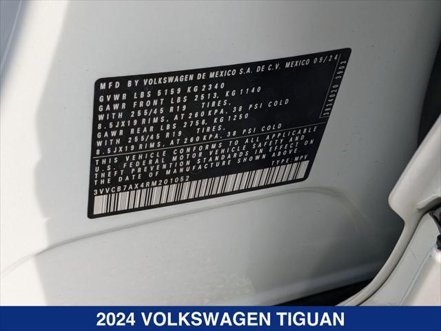 new 2024 Volkswagen Tiguan car, priced at $37,963