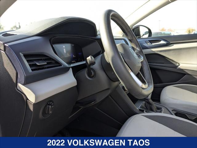 used 2022 Volkswagen Taos car, priced at $19,555