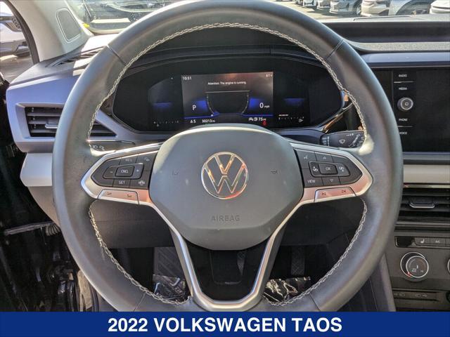 used 2022 Volkswagen Taos car, priced at $19,555