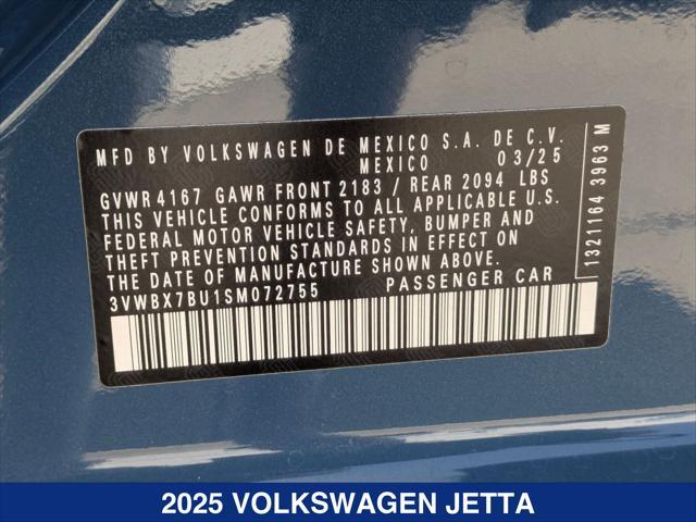 new 2025 Volkswagen Jetta car, priced at $25,511