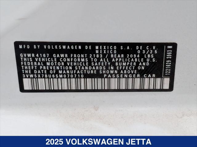 new 2025 Volkswagen Jetta car, priced at $24,125