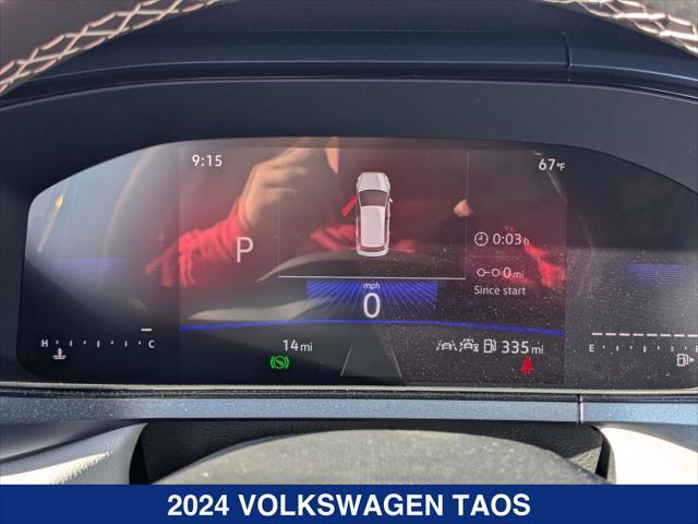 new 2024 Volkswagen Taos car, priced at $30,521