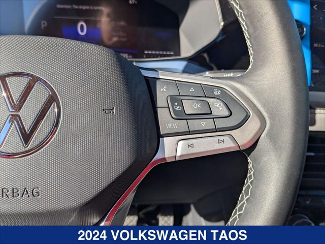 new 2024 Volkswagen Taos car, priced at $30,521