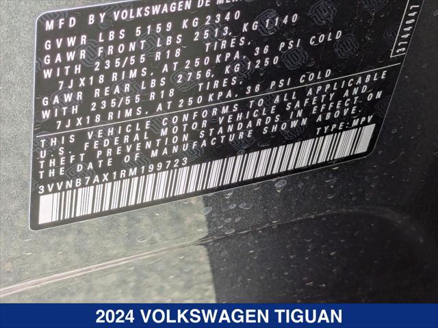 new 2024 Volkswagen Tiguan car, priced at $35,631