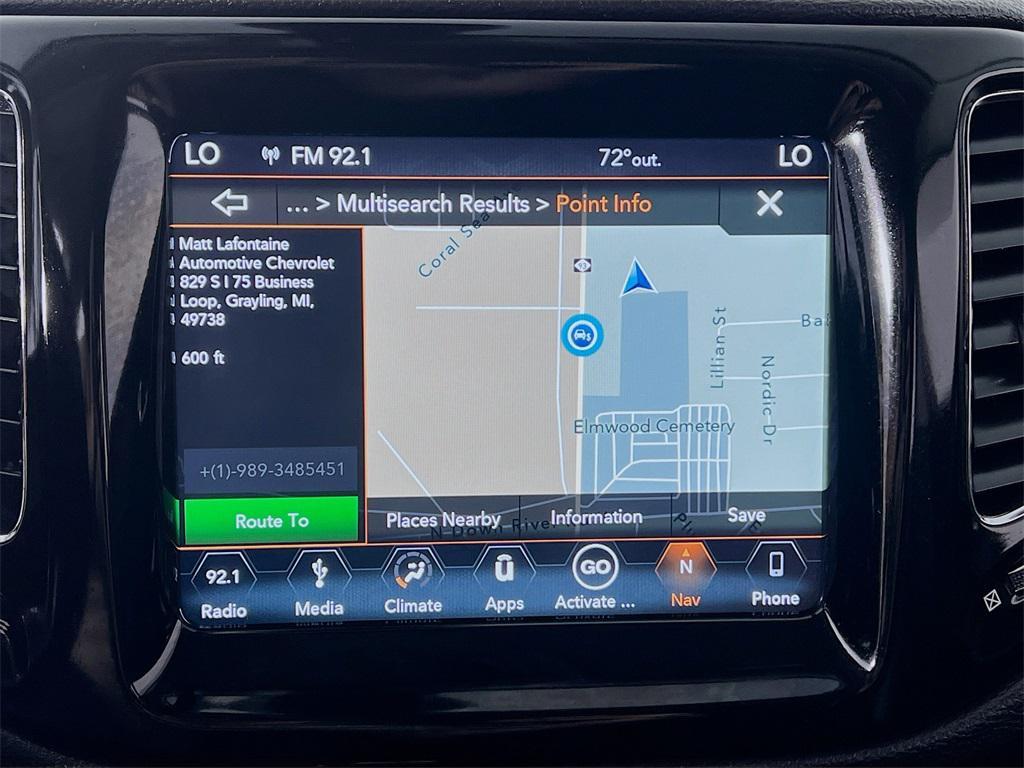 used 2018 Jeep Compass car, priced at $19,995