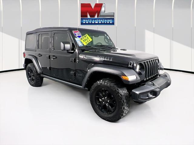 used 2021 Jeep Wrangler Unlimited car, priced at $30,734