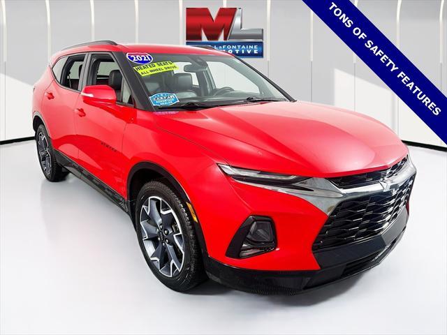 used 2021 Chevrolet Blazer car, priced at $28,298
