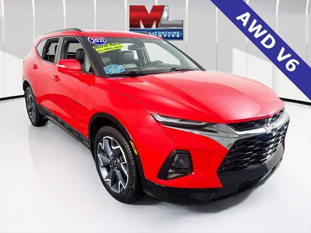used 2021 Chevrolet Blazer car, priced at $26,871