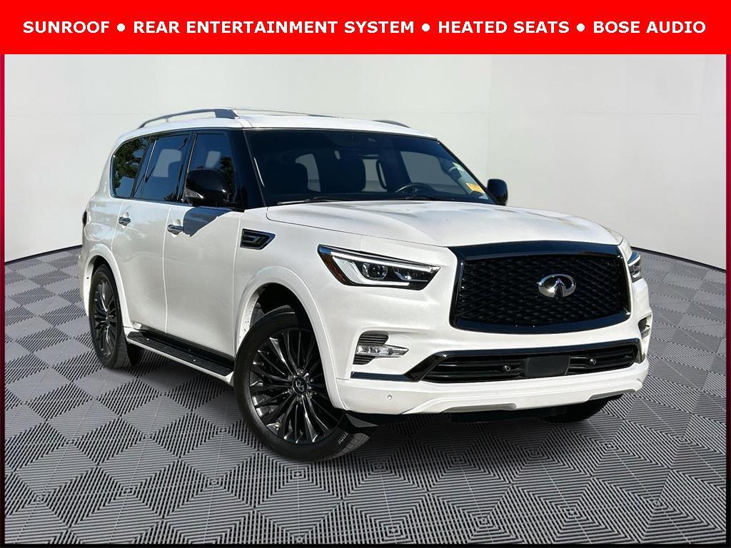 used 2021 INFINITI QX80 car, priced at $33,807