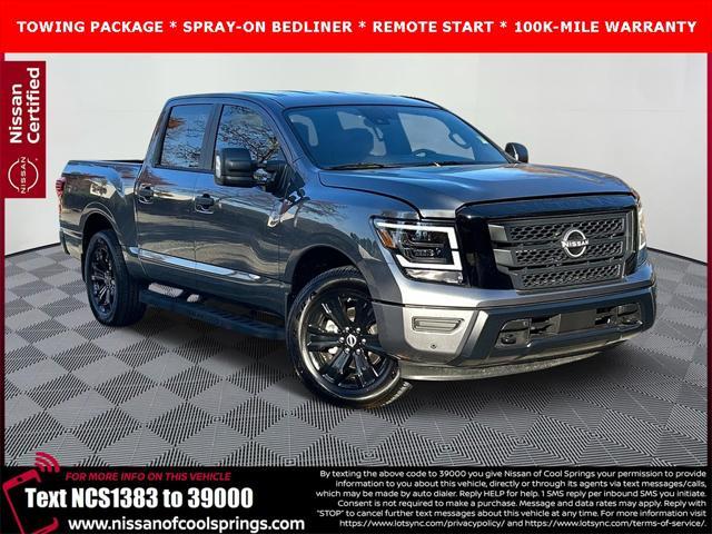 used 2024 Nissan Titan car, priced at $45,500