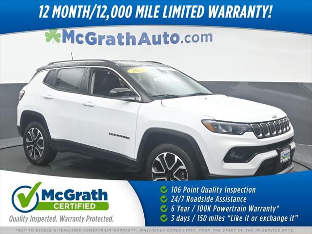 used 2022 Jeep Compass car, priced at $25,000