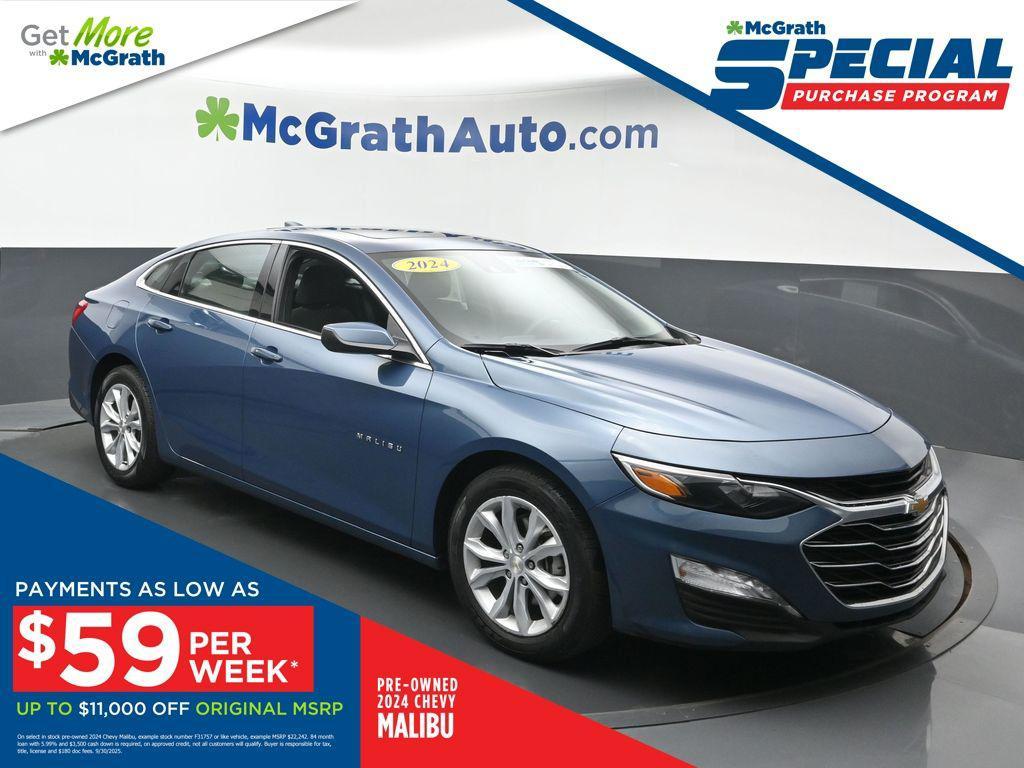 used 2024 Chevrolet Malibu car, priced at $22,000