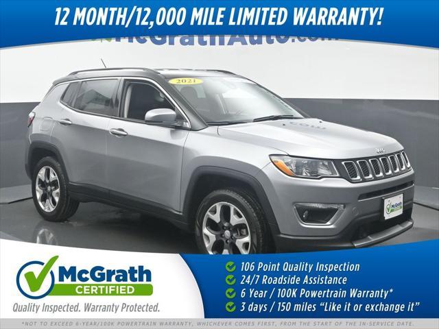 used 2021 Jeep Compass car, priced at $21,900