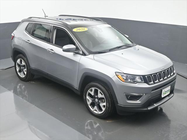 used 2021 Jeep Compass car, priced at $21,361